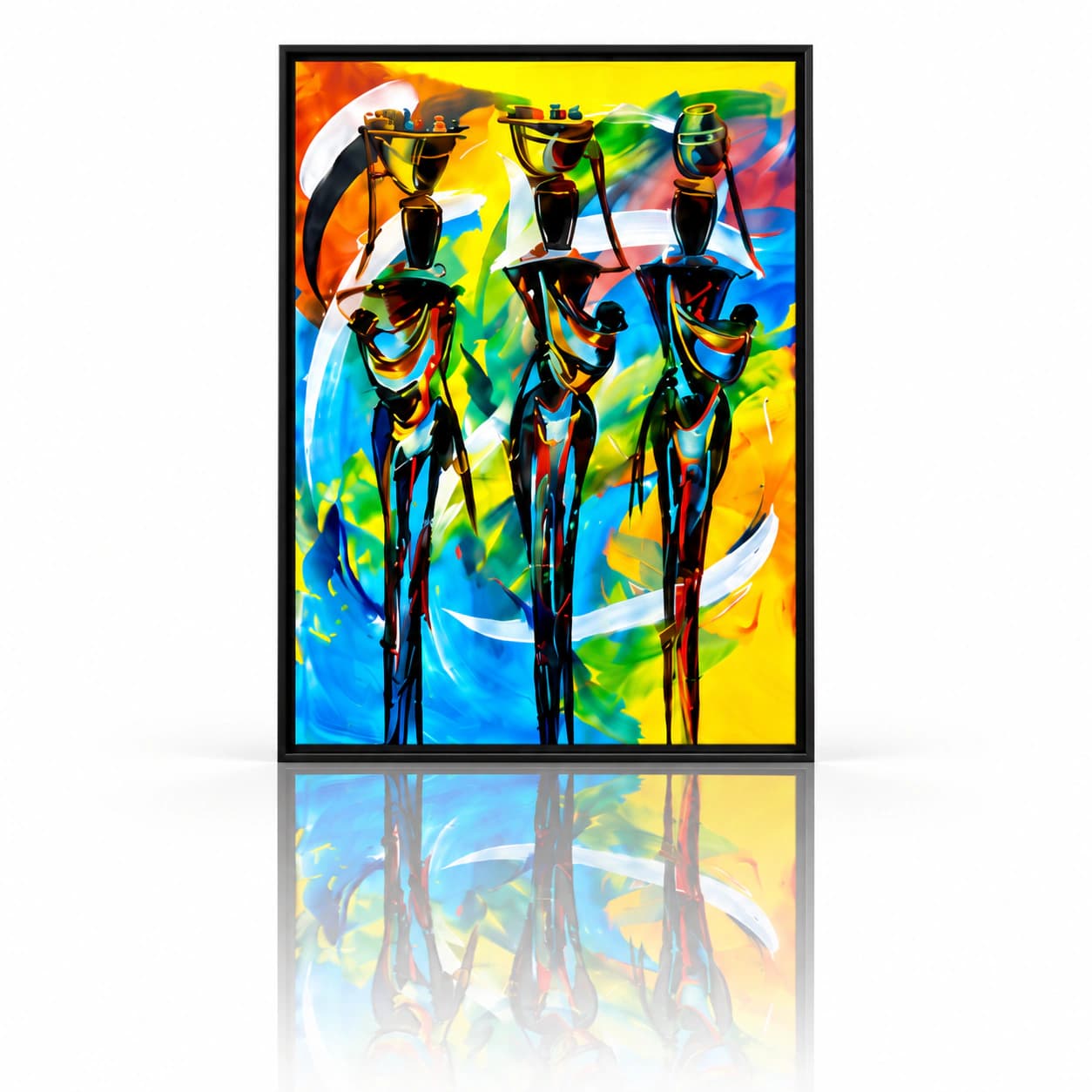 ''Grace in Rhythm'' — Acrylic Painting
